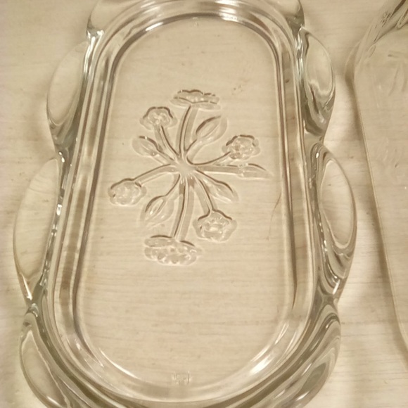 Vintage Anchor Hocking Clear Glass Butter Dish - Picture 2 of 8